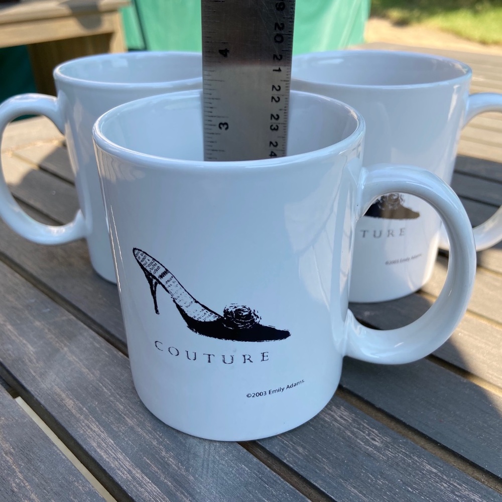 3 - RARE Find - Emily Adams Couture Coffee Mugs - Picture 9 of 11